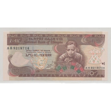 Ethiopie - 10 Birr - 1997 - Neuf