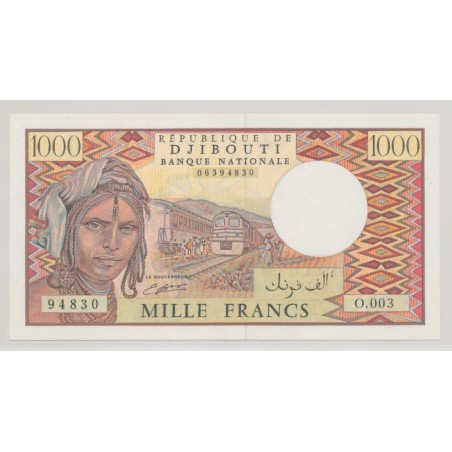 Djibouti - 1000 Francs - ND 1988 - Neuf