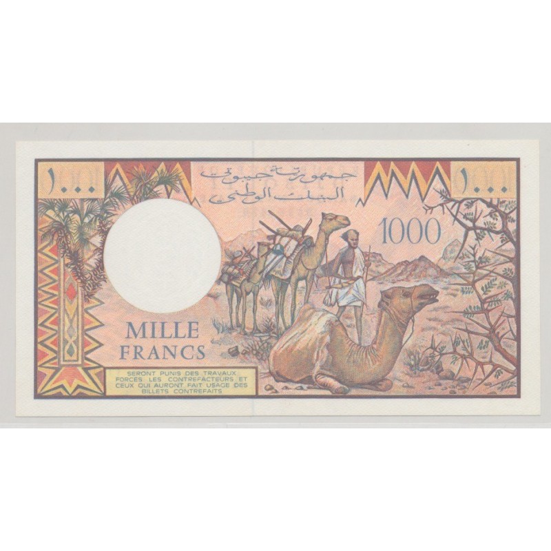 Djibouti - 1000 Francs - ND 1988 - Neuf