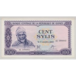 Guinée - 100 Sylis - 1.3.1960 - Neuf