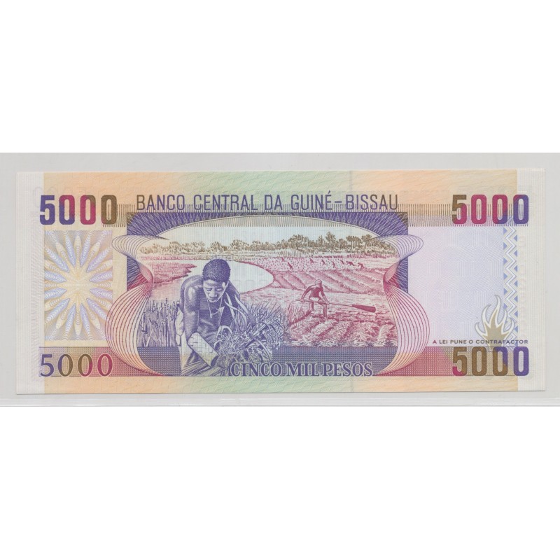 Guinée-Bissau - 5000 Pesos - 1.03.1990 - Neuf