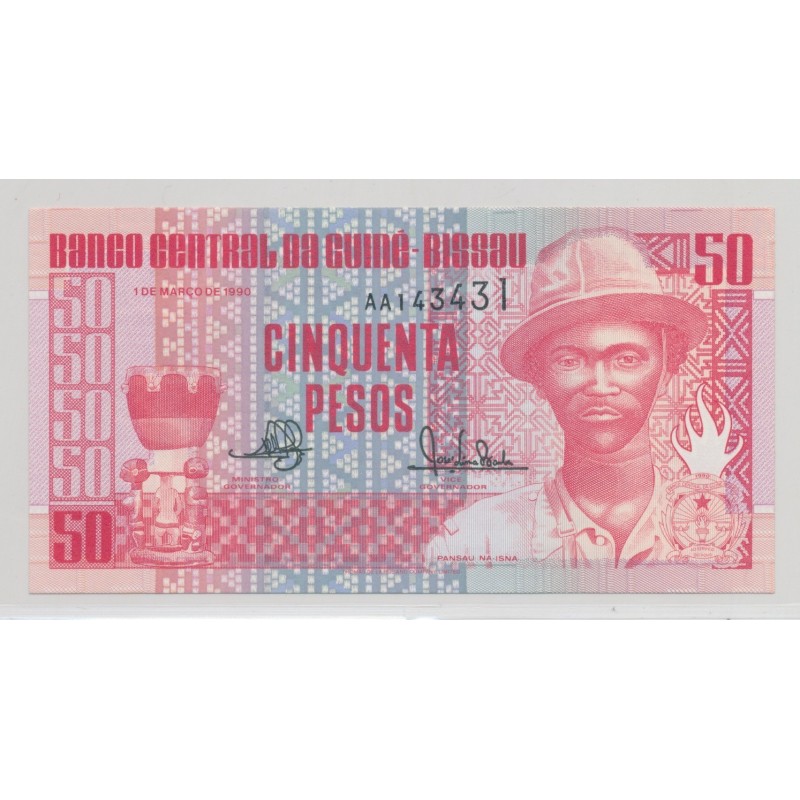 Guinée-Bissau - 50 Pesos - 1.03.1990 - Neuf
