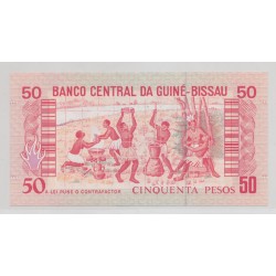 Guinée-Bissau - 50 Pesos - 1.03.1990 - Neuf 2