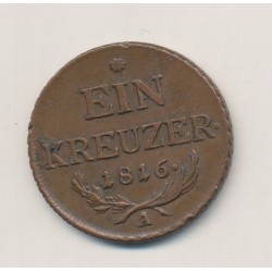 Autriche - 1 Kreuzer - 1816 A 2