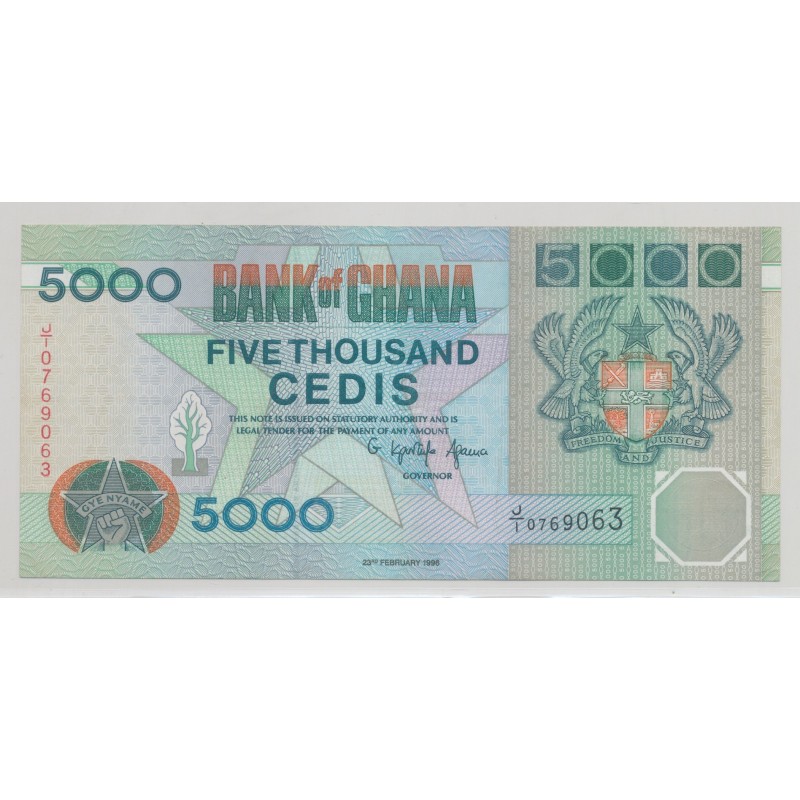 Ghana - 5000 cedis - 23.02.1996 - NEUF