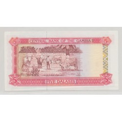 Gambie - 5 dalasis - ND 1972-1986 - sign 10 - NEUF 2
