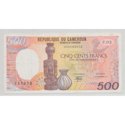 Cameroun - 500 Francs - 1.01.1987 - TTB+