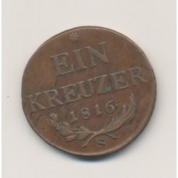 Autriche - 1 Kreuzer - 1816 S 2