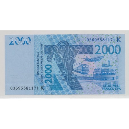 Afrique de l'ouest - 2000 Francs 2003 - K Sénégal - Neuf