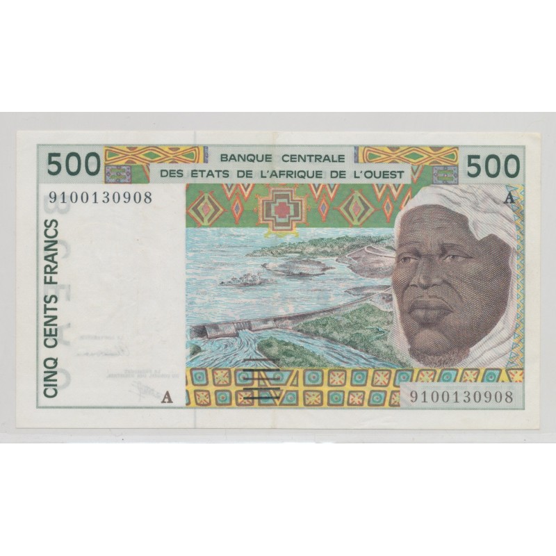 Afrique de l'ouest - 500 Francs - A Cote d'ivoire - SPL
