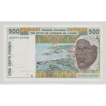 Afrique de l'ouest - 500 Francs - A Cote d'ivoire - SPL