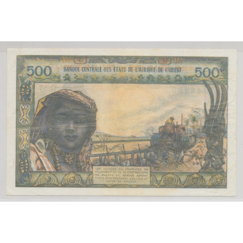 Afrique de l'ouest - 500 Francs - K Sénégal - TTB