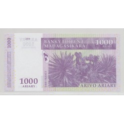 Madagascar - 5000 Francs-1000 Ariary - ND 2003 - Neuf 2