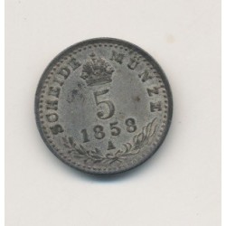 Autriche - 5 Kreuzer - 1858 A 2