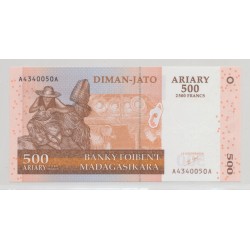 Madagascar - 2500 Francs-500 Ariary - 2004 - Neuf