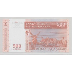 Madagascar - 2500 Francs-500 Ariary - 2004 - Neuf 2