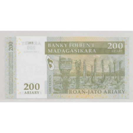 Madagascar - 1000 Francs-200 Ariary - 2004 - Neuf