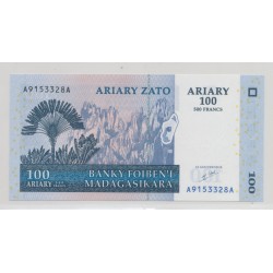 Madagascar - 500 Francs-100 Ariary - 2004 - Neuf