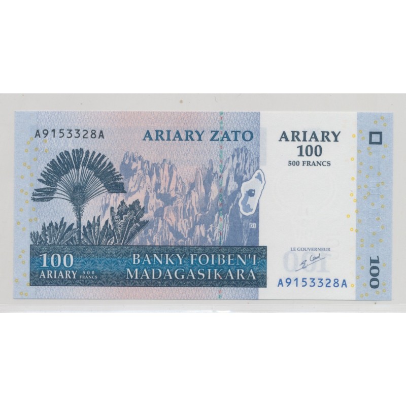 Madagascar - 500 Francs-100 Ariary - 2004 - Neuf