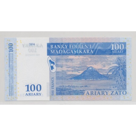 Madagascar - 500 Francs-100 Ariary - 2004 - Neuf