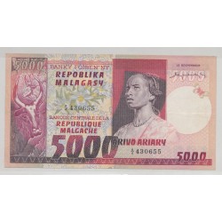Madagascar - 5000 Francs-1000 Ariary - ND 1974-75 - TTB