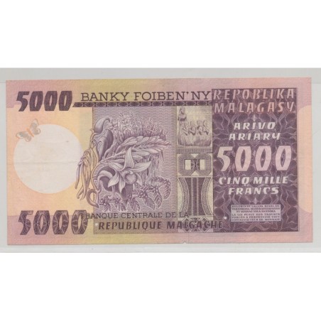 Madagascar - 5000 Francs-1000 Ariary - ND 1974-75 - TTB