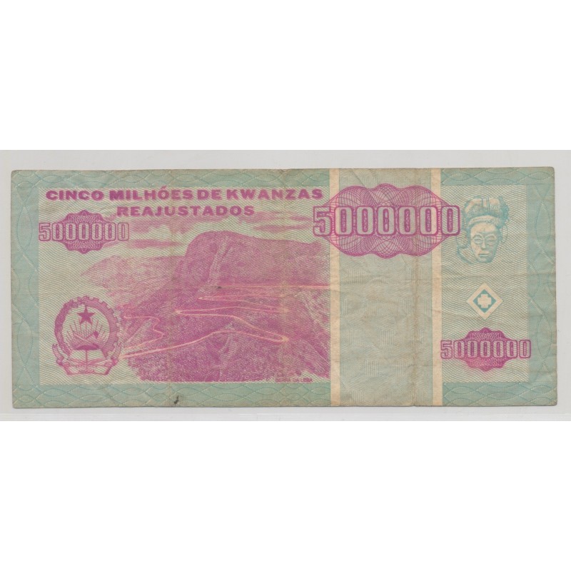 Angola - 5.000.000 Kwanzas - 1995 - TB