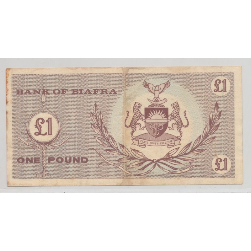 Biafra - 1 Pound - ND 1967 - TTB