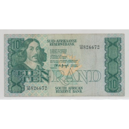Afrique du sud - 10 Rand - ND 1985-90 - TTB