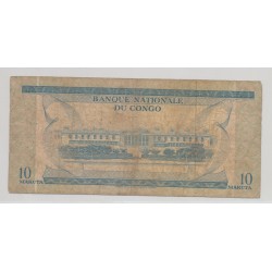 Congo - 10 Makuta - 2.01.1967 - TB 2