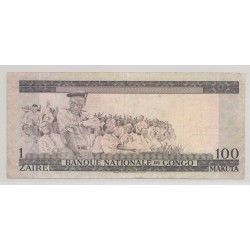 Congo - 100 Makuta-1 Zaire - 2.01.1967 - TTB 2