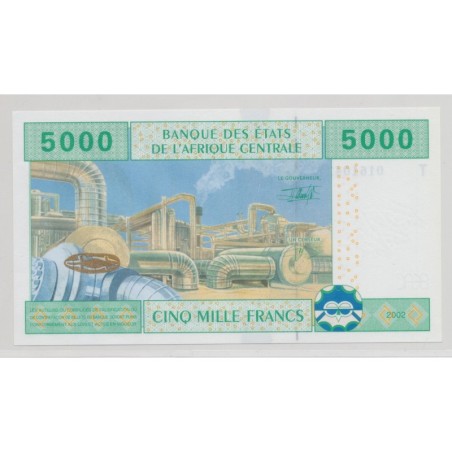 Afrique Centrale - 5000 Francs 2002 - T Togo - Neuf