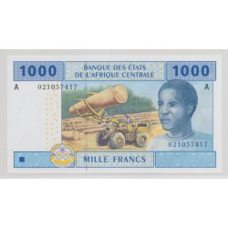 Afrique Centrale - 1000 Francs 2002 - A Gabon - Neuf