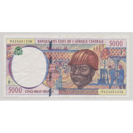 Afrique Centrale - 5000 Francs - F Centrafrique - TTB