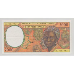Afrique Centrale - 2000 Francs - Lettre L - TTB+