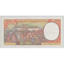 Afrique Centrale - 2000 Francs - Lettre L - TTB+ 2
