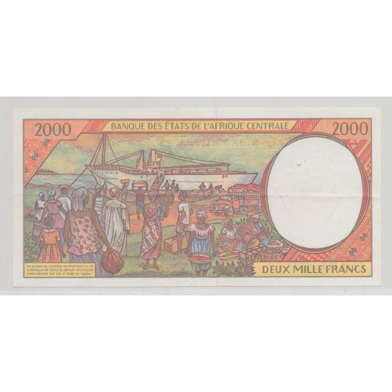 Afrique Centrale - 2000 Francs - Lettre L - TTB+
