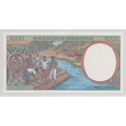 Afrique Centrale - 1000 Francs - Lettre L Gabon - neuf 2