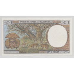 Afrique Centrale - 500 Francs - ND 1997 - Lettre L Gabon - neuf 2