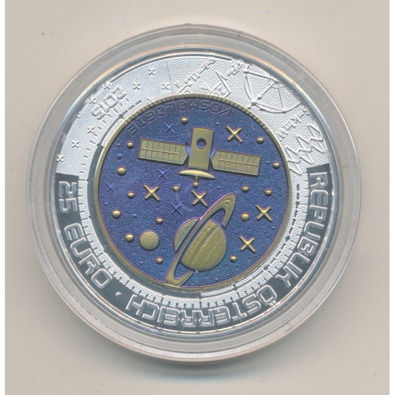 Autriche - 25 Euro 2015 - Kosmologie - bi-métallique - sans certificat ni boite