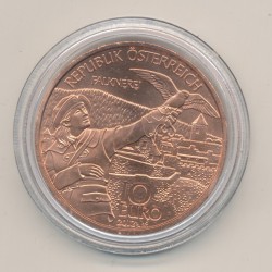 Autriche - 10 Euro 2012 - cuivre