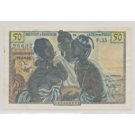 Afrique Occidentale et Togo - 50 Francs - ND 1956 - TTB