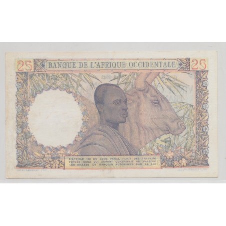Afrique occidentale - 25 Francs - 17.08.1943 - SPL