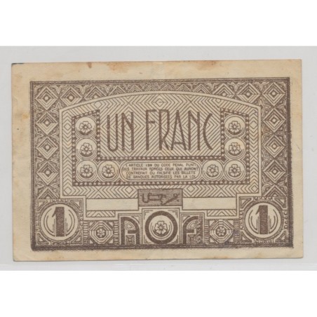 Afrique occidentale Française - 1 Franc 1944 - marron - TB+