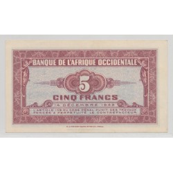 Afrique occidentale - 5 Francs - 1942 - SPL 2