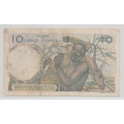 Afrique occidentale - 10 Francs - 30.12.1949 - TTB 2