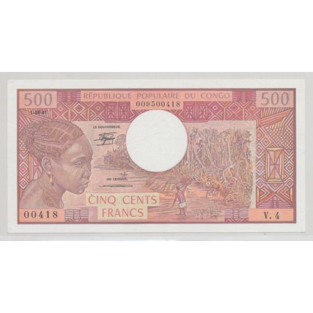 Congo - 500 Francs - 1.06.1981 - SUP