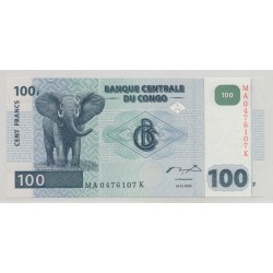 Congo - 100 Francs - 4.01.2000 - Neuf