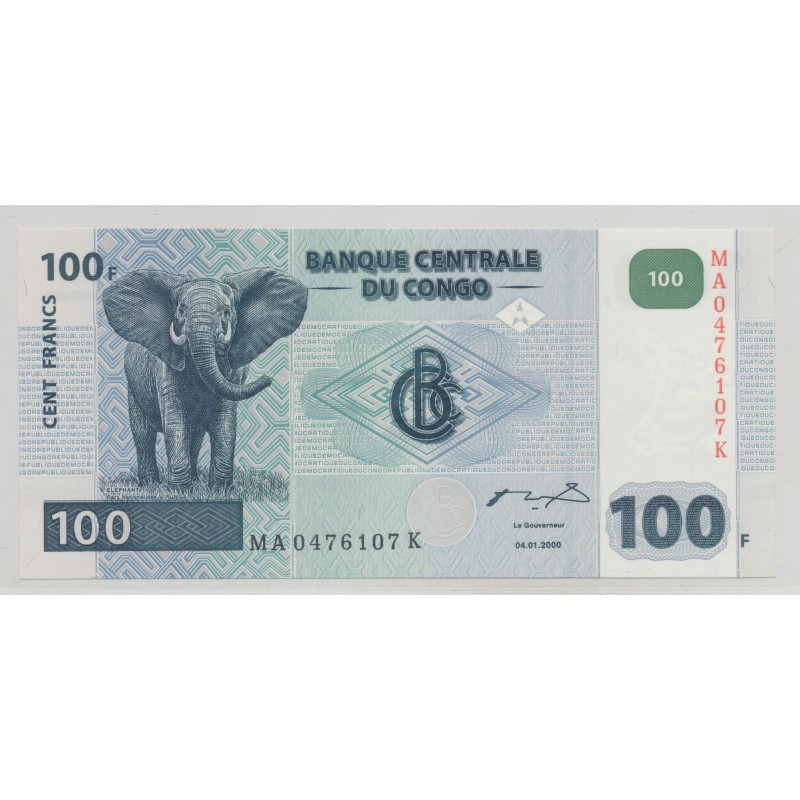 Congo - 100 Francs - 4.01.2000 - Neuf