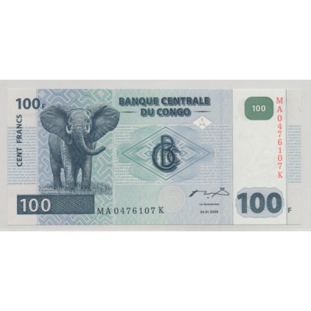 Congo - 100 Francs - 4.01.2000 - Neuf